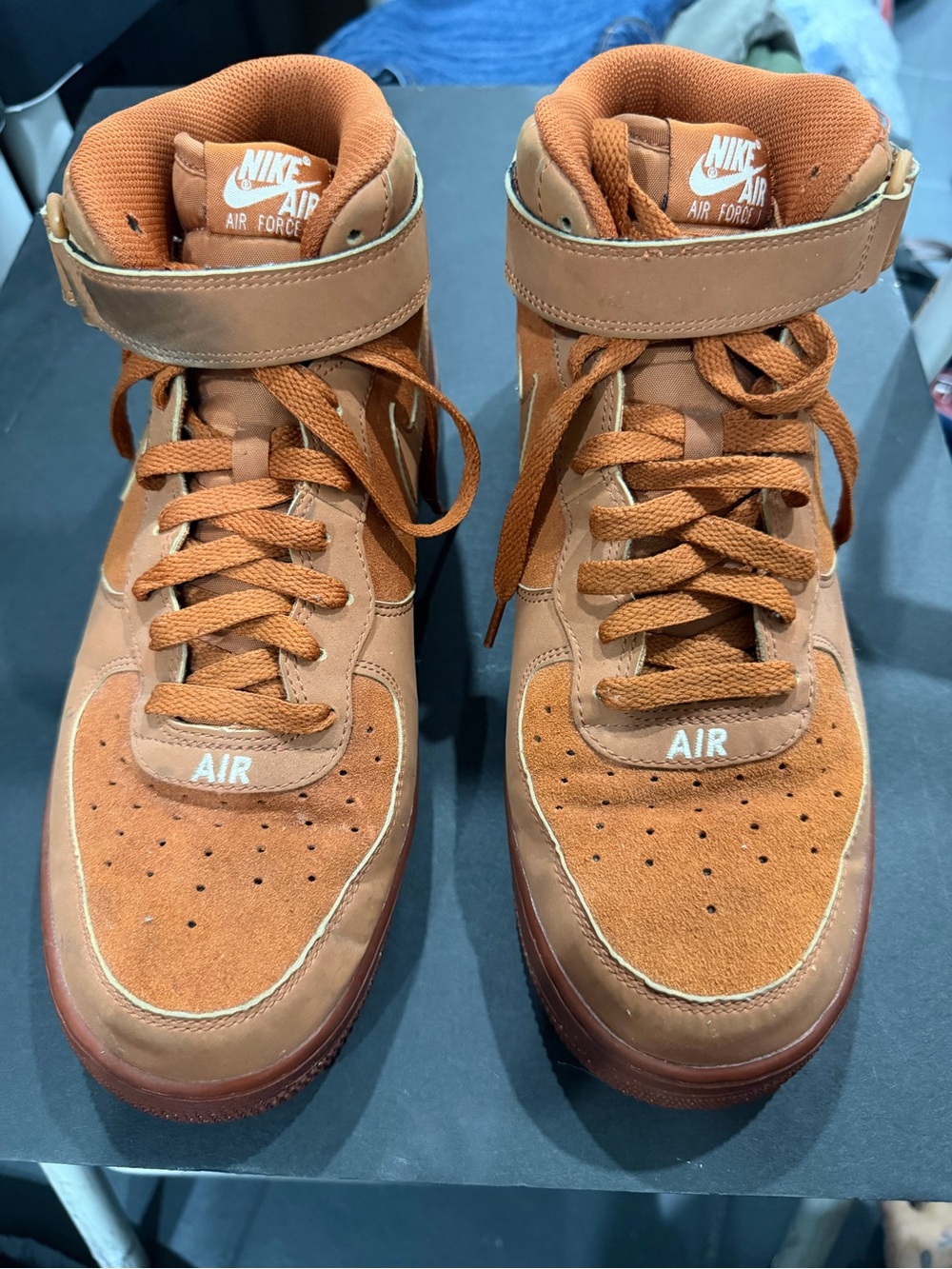 Nike Air Force 1 Mid 07 Dark Russet Guava Ice 315123-207 Men Size 10